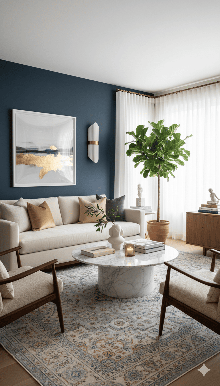 Professional home styling service showcasing elegant room design